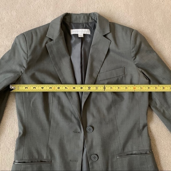 New York & CO stretch blazer Gray size 2 - Picture 3 of 10